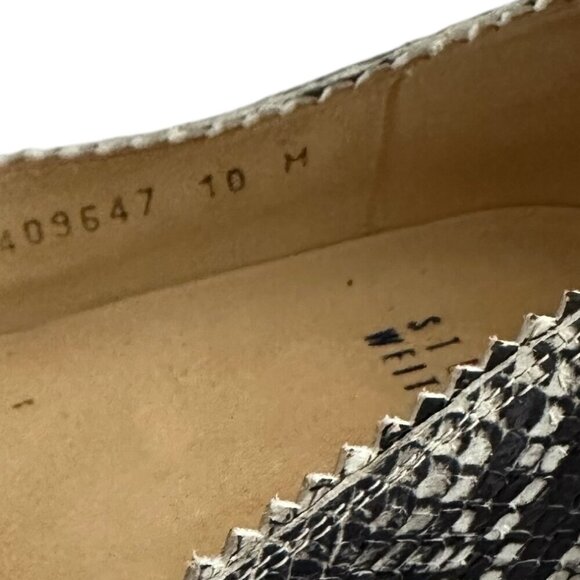 Stuart Weitzman Catalan Snake Python Print Espadrilles Flats Comfort Shoes 10 - Picture 14 of 14